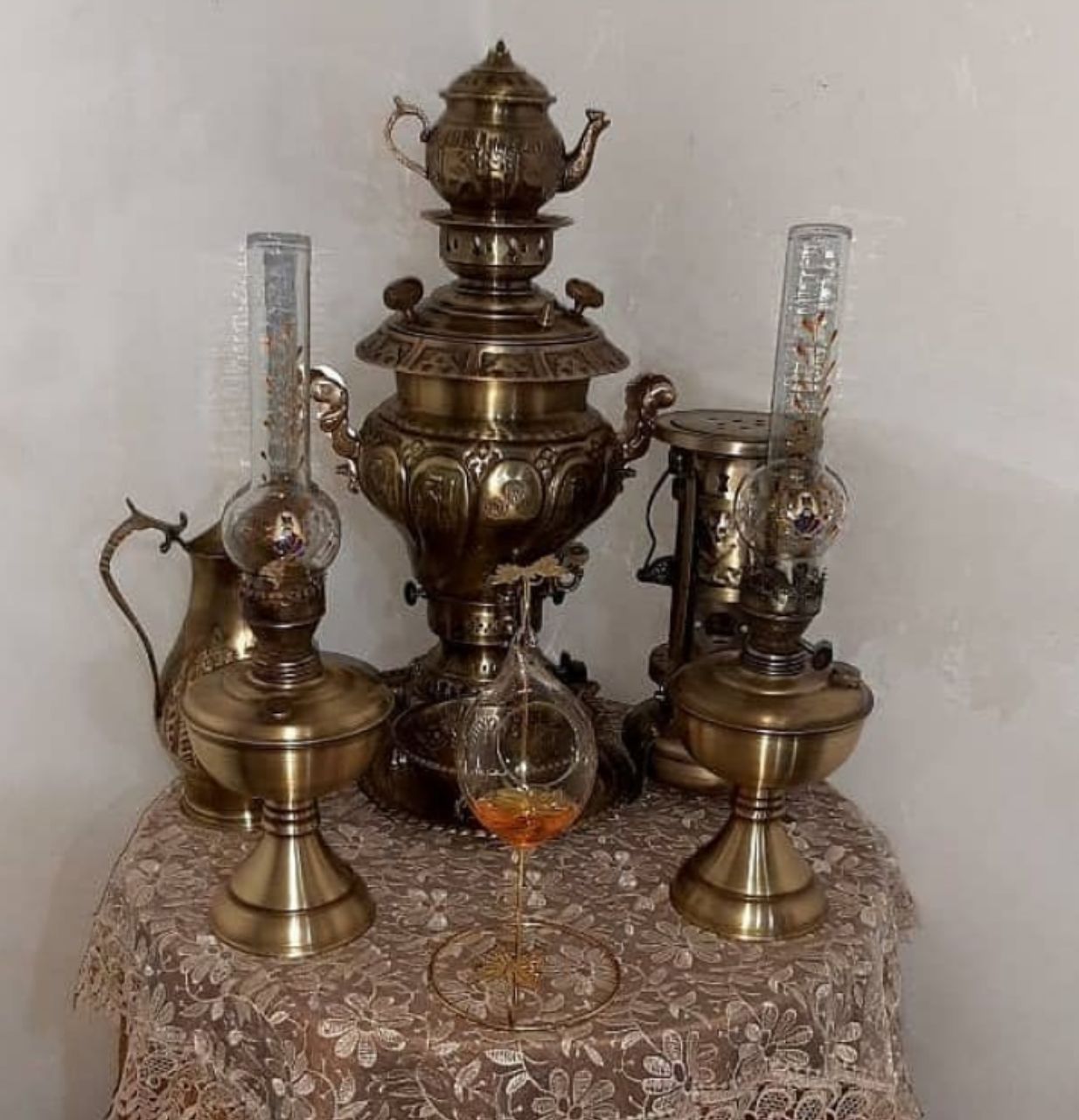 سماور زغالی 6 لیتری نامدار